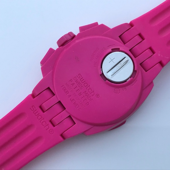 Swatch Women Watch Swiss Made 4 Jewel Pink Huyana - Picture 7 of 8